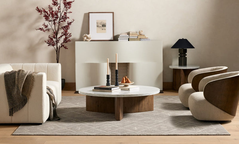 Serene I by Shaina Page - Rustic Walnut