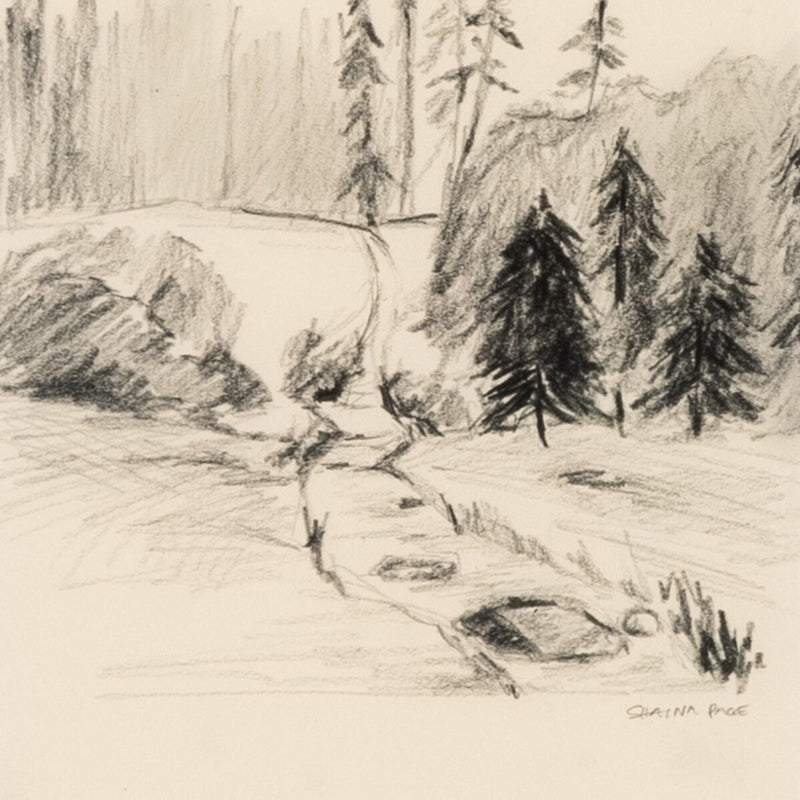 Serene II by Shaina Page - Rustic Walnut