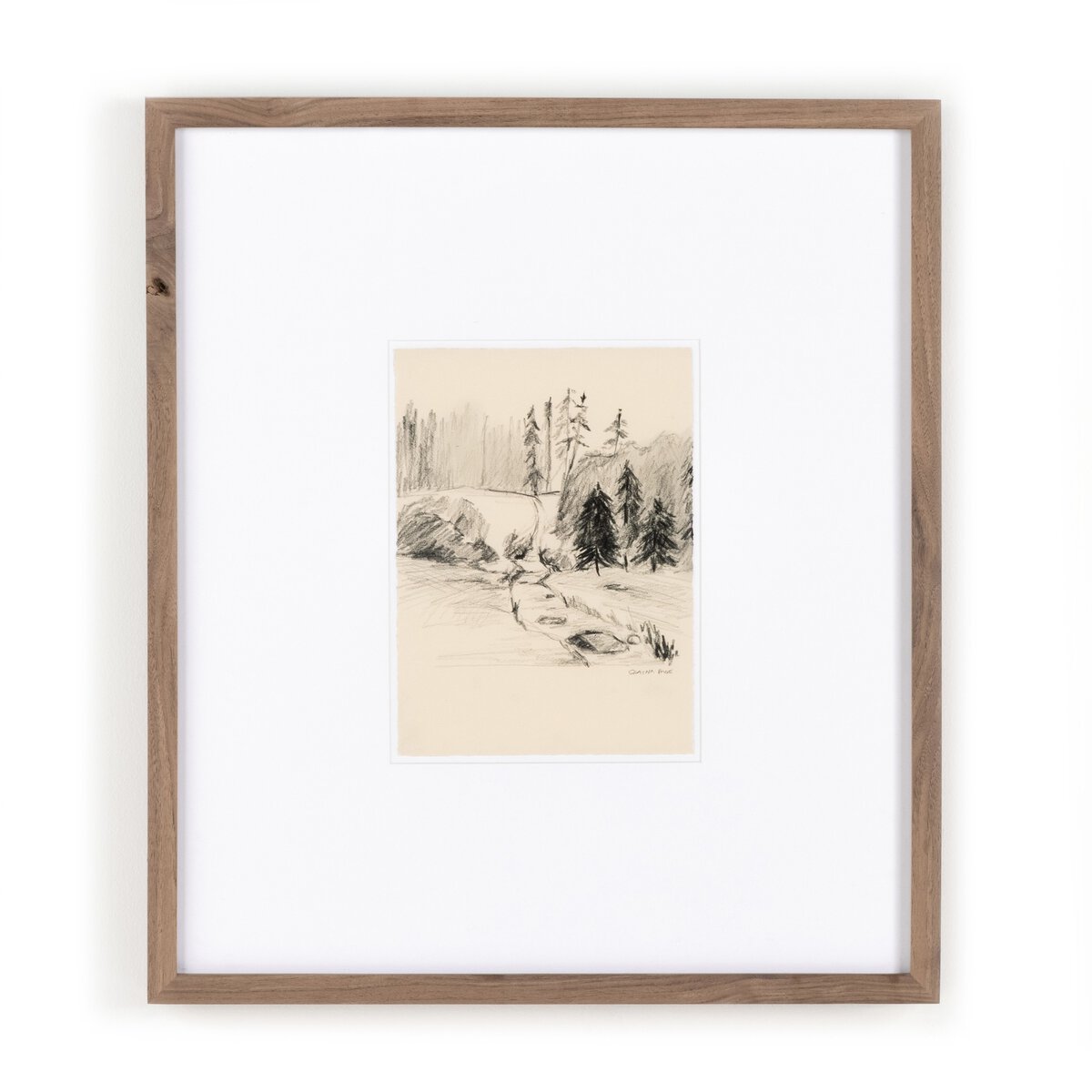 Serene II by Shaina Page - Rustic Walnut