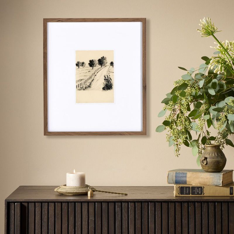 Serene III by Shaina Page - Rustic Walnut