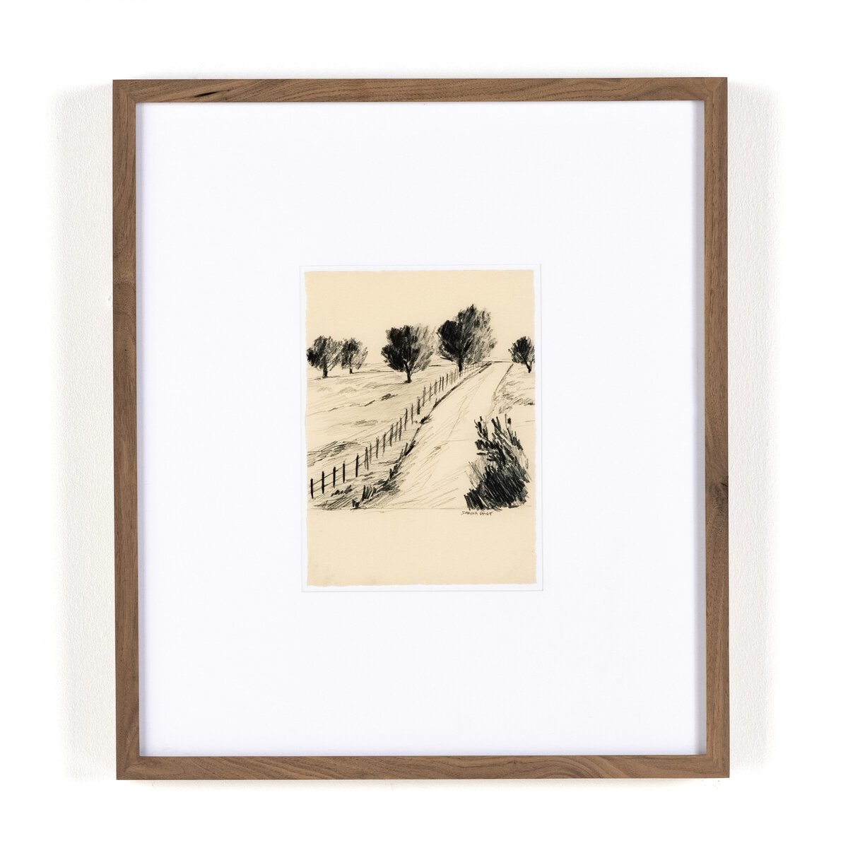 Serene III by Shaina Page - Rustic Walnut