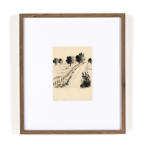 Serene III by Shaina Page - Rustic Walnut
