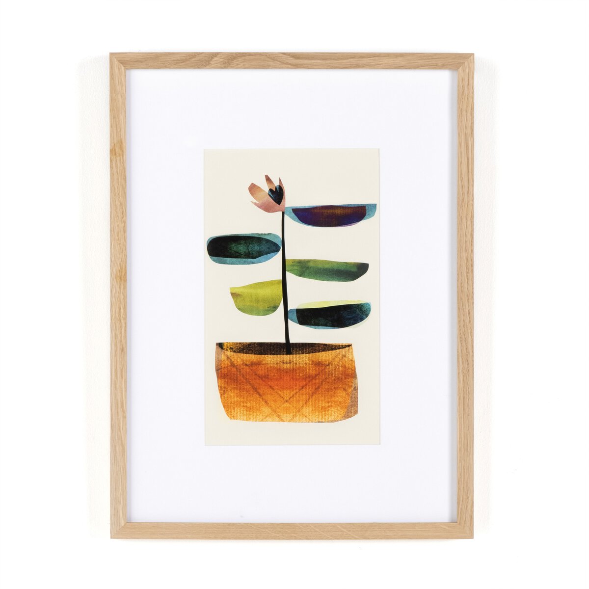 Pot Plant I by Dan Hobday - White Oak