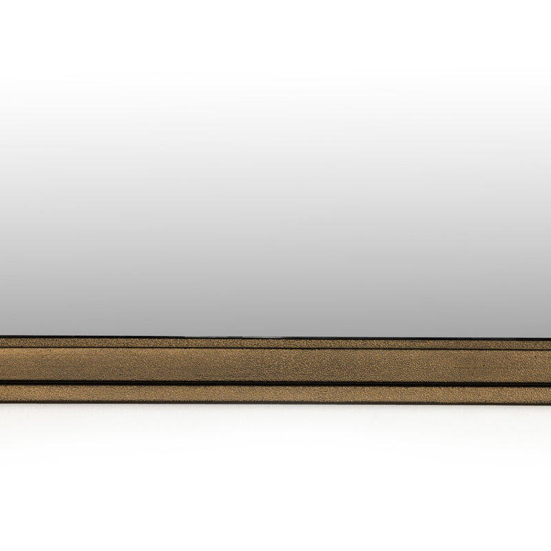 Effie Mirror - Raw Antique Brass Iron