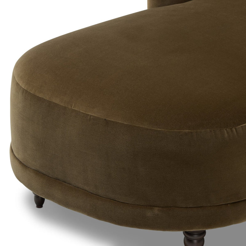Marnie Chaise Lounge - Surrey Olive