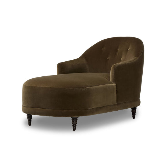 Marnie Chaise Lounge - Surrey Olive