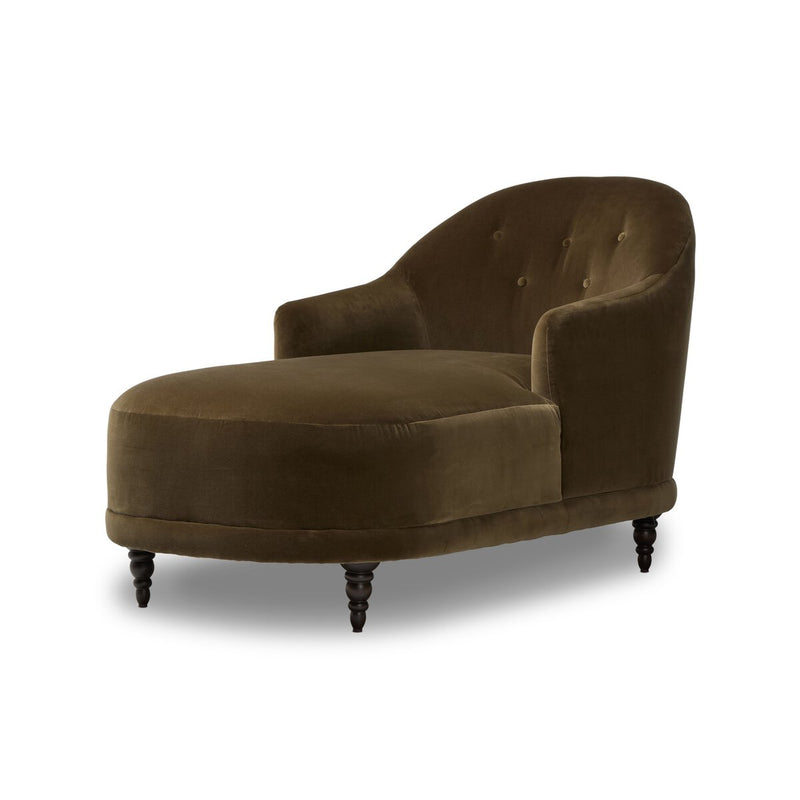 Marnie Chaise Lounge - Surrey Olive