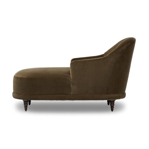 Marnie Chaise Lounge - Surrey Olive