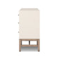 Fiona 6 Drawer Dresser - Ivory Painted Raffia