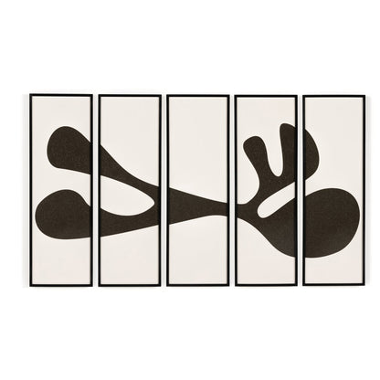 Organic Shape I Set by FH Art Studio - Black Maple