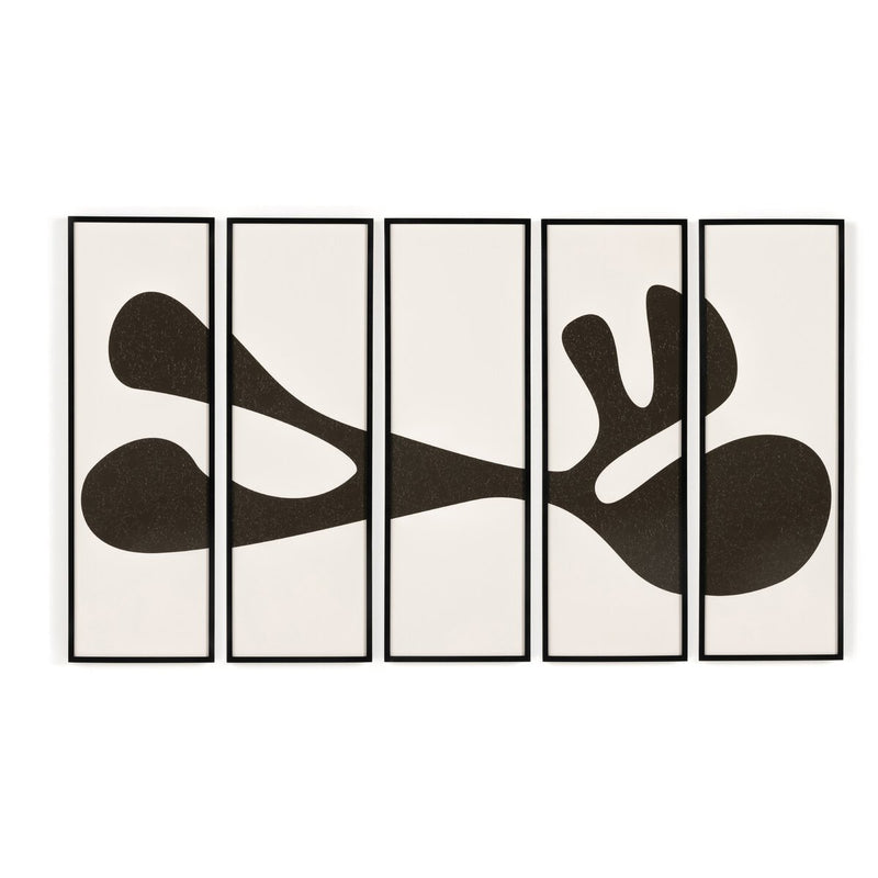 Organic Shape I Set by FH Art Studio - Black Maple