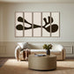 Organic Shape I Set by FH Art Studio - Rustic Walnut