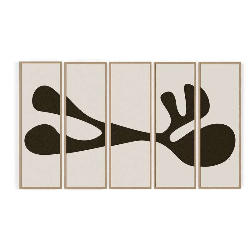 Organic Shape I Set by FH Art Studio - White Oak