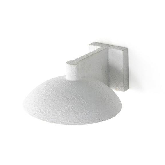 Santorini Sconce - Matte White Plaster