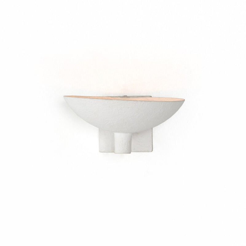 Santorini Sconce - Matte White Plaster