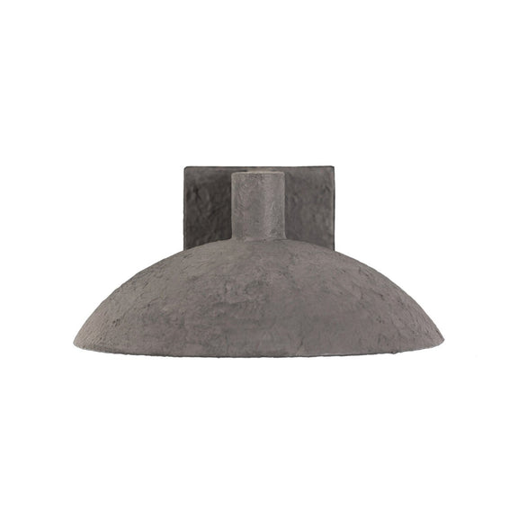 Santorini Sconce - Matte Black Plaster