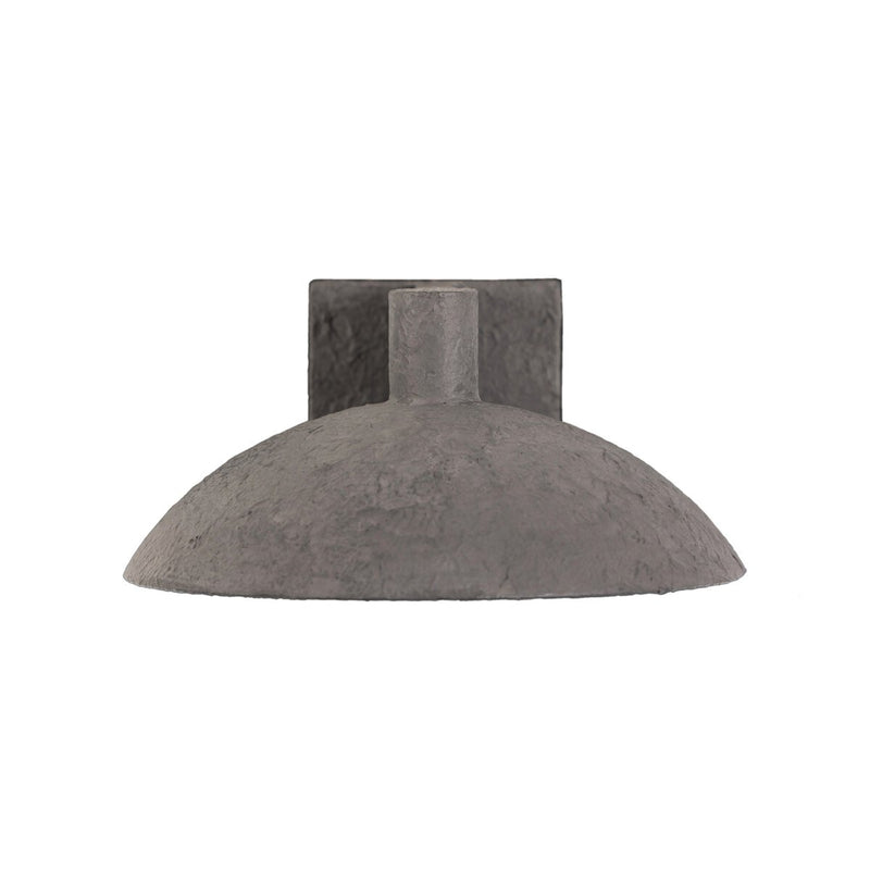 Santorini Sconce - Matte Black Plaster