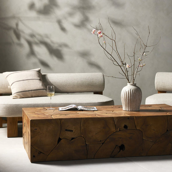 Tomlin Outdoor Coffee Table - Teak Root