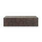Tomlin Outdoor Coffee Table - Stained Saddle Brown