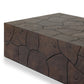 Tomlin Outdoor Coffee Table - Stained Saddle Brown