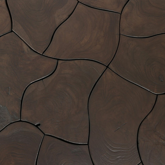 Tomlin Outdoor Coffee Table - Stained Saddle Brown