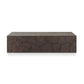 Tomlin Outdoor Coffee Table - Stained Saddle Brown