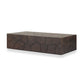 Tomlin Outdoor Coffee Table - Stained Saddle Brown