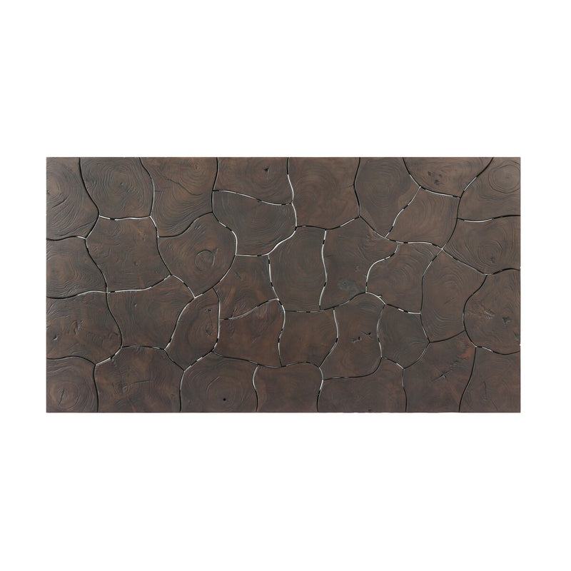 Tomlin Outdoor Coffee Table - Stained Saddle Brown