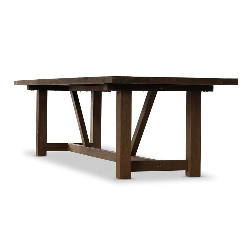 Stewart Outdoor Dining Table - Stained Heritage Brown