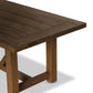Stewart Outdoor Dining Table - Stained Heritage Brown