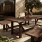 Stewart Outdoor Dining Table - Stained Heritage Brown