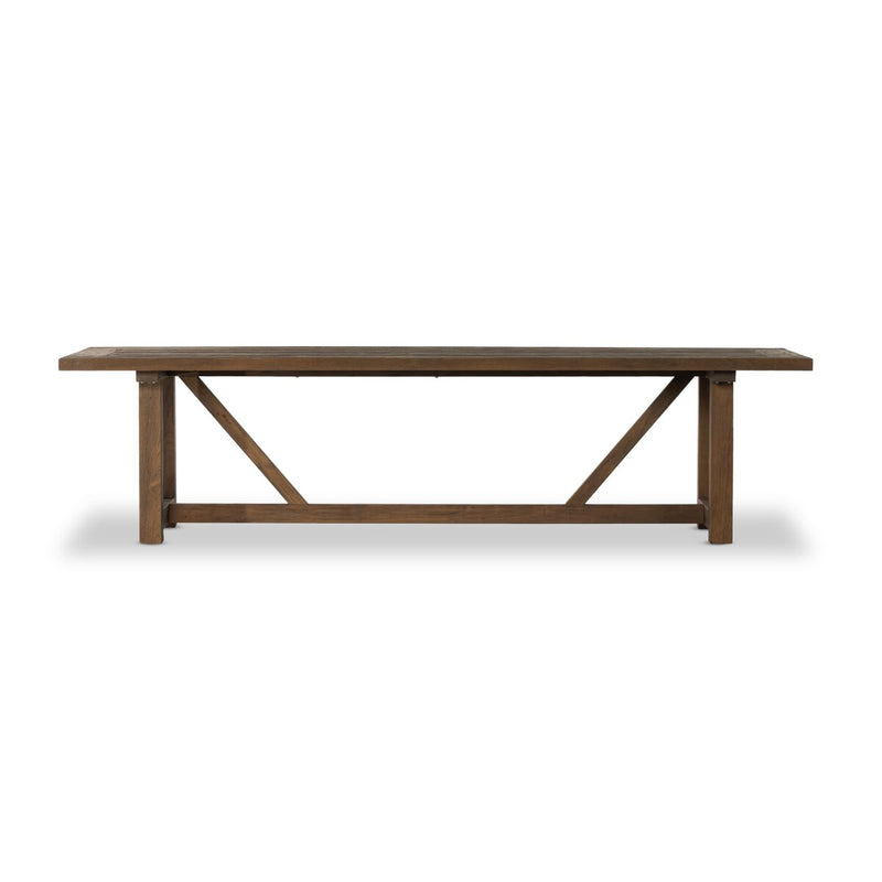 Stewart Outdoor Dining Table - Stained Heritage Brown