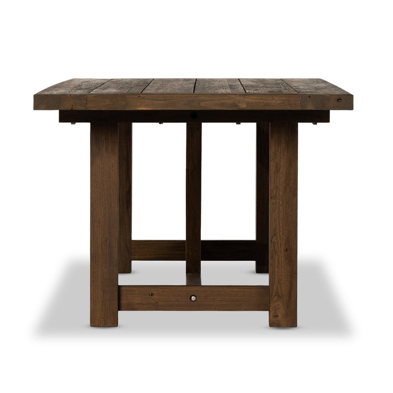 Stewart Outdoor Dining Table - Stained Heritage Brown