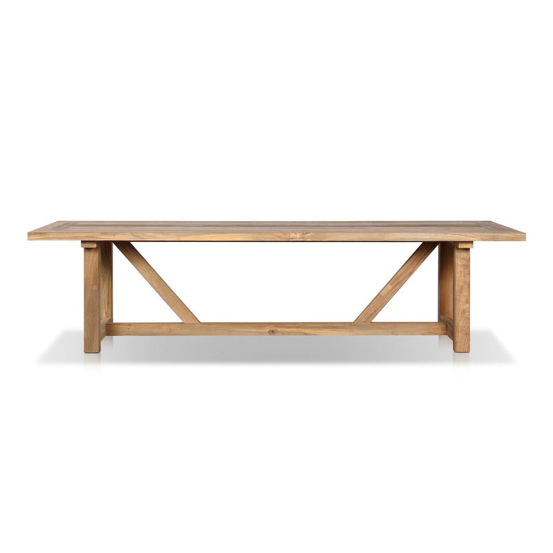 Stewart Outdoor Dining Table - Reclaimed Natural