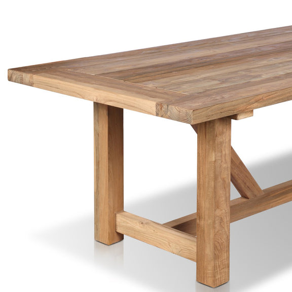Stewart Outdoor Dining Table - Reclaimed Natural
