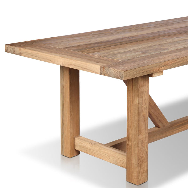 Stewart Outdoor Dining Table - Reclaimed Natural