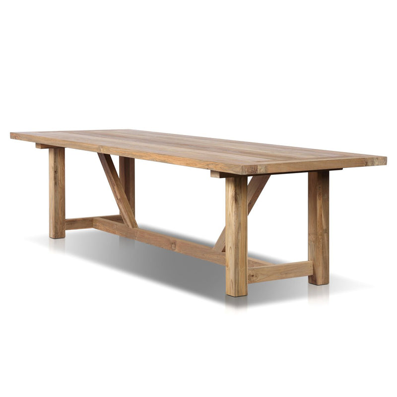 Stewart Outdoor Dining Table - Reclaimed Natural