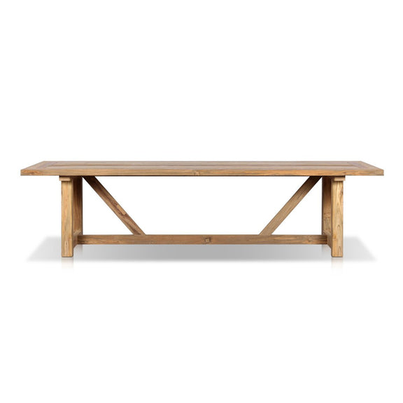 Stewart Outdoor Dining Table - Reclaimed Natural