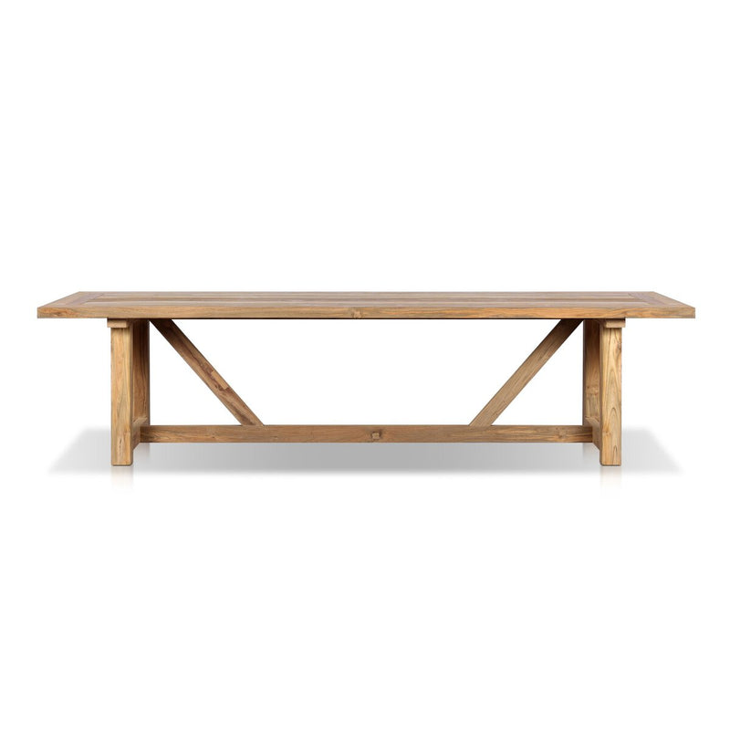 Stewart Outdoor Dining Table - Reclaimed Natural