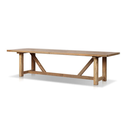Stewart Outdoor Dining Table - Reclaimed Natural