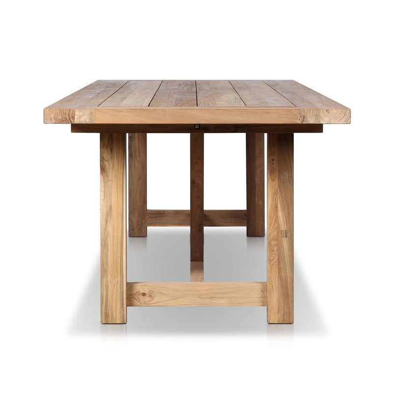 Stewart Outdoor Dining Table - Reclaimed Natural