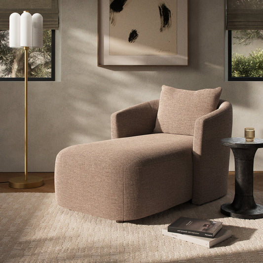 Farrah Chaise Lounge - Alcala Fawn