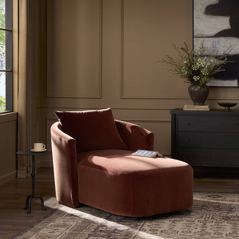 Farrah Chaise Lounge - Surrey Auburn