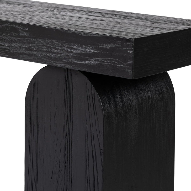 Keane Console Table - Black Elm