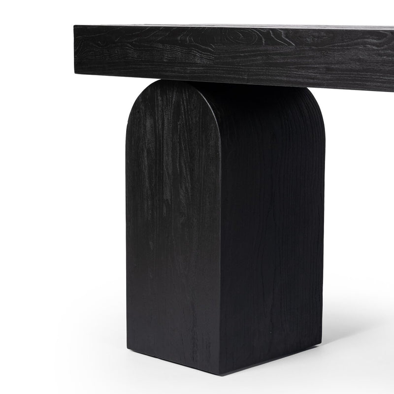 Keane Console Table - Black Elm