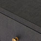 Fiona Nightstand - Black Raffia