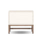 Fiona Nightstand - Ivory Painted Raffia