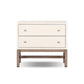 Fiona Nightstand - Ivory Painted Raffia