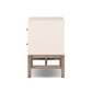 Fiona Nightstand - Ivory Painted Raffia