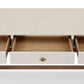 Fiona Desk - Ivory Painted Raffia
